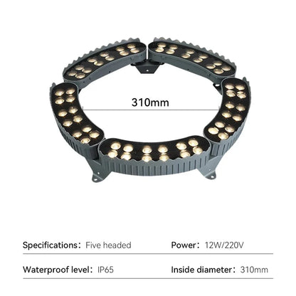 LED Outdoor RGB Spotlight With Spike Mount IP65 Durable 310mm NALANI
