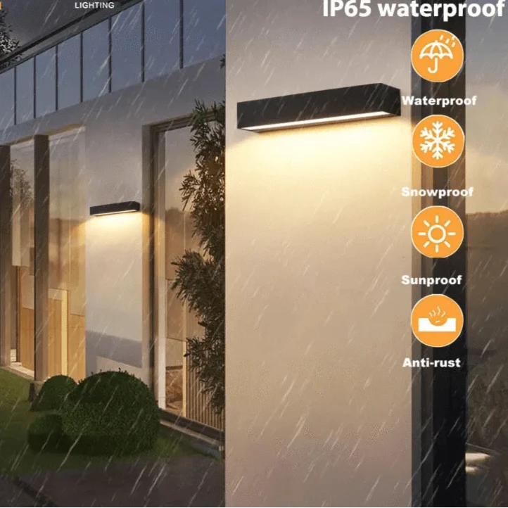 LED Outdoor Wall Lights Waterproof Aluminum Sconces Porch NALANI
