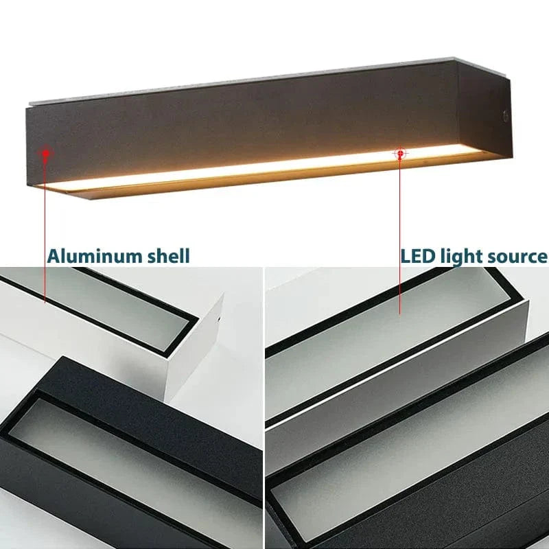LED Outdoor Wall Lights Waterproof Aluminum Sconces Porch NALANI