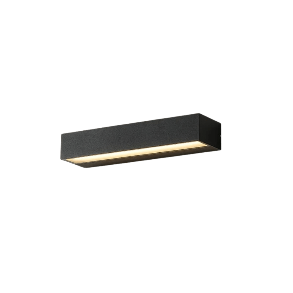 LED Outdoor Wall Lights Waterproof Aluminum Sconces Porch Cool White 6000k Black 30cm NALANI