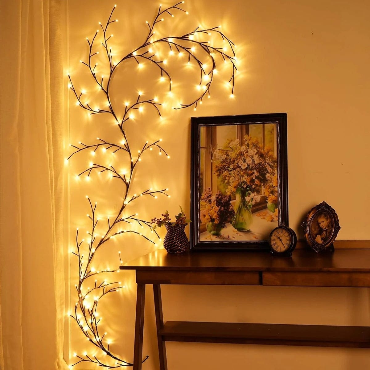 LED Tree Branch Lamp Solar Or USB Powered Vine Lights NALANI