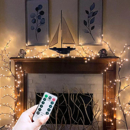 LED Tree Branch Lamp Solar Or USB Powered Vine Lights NALANI