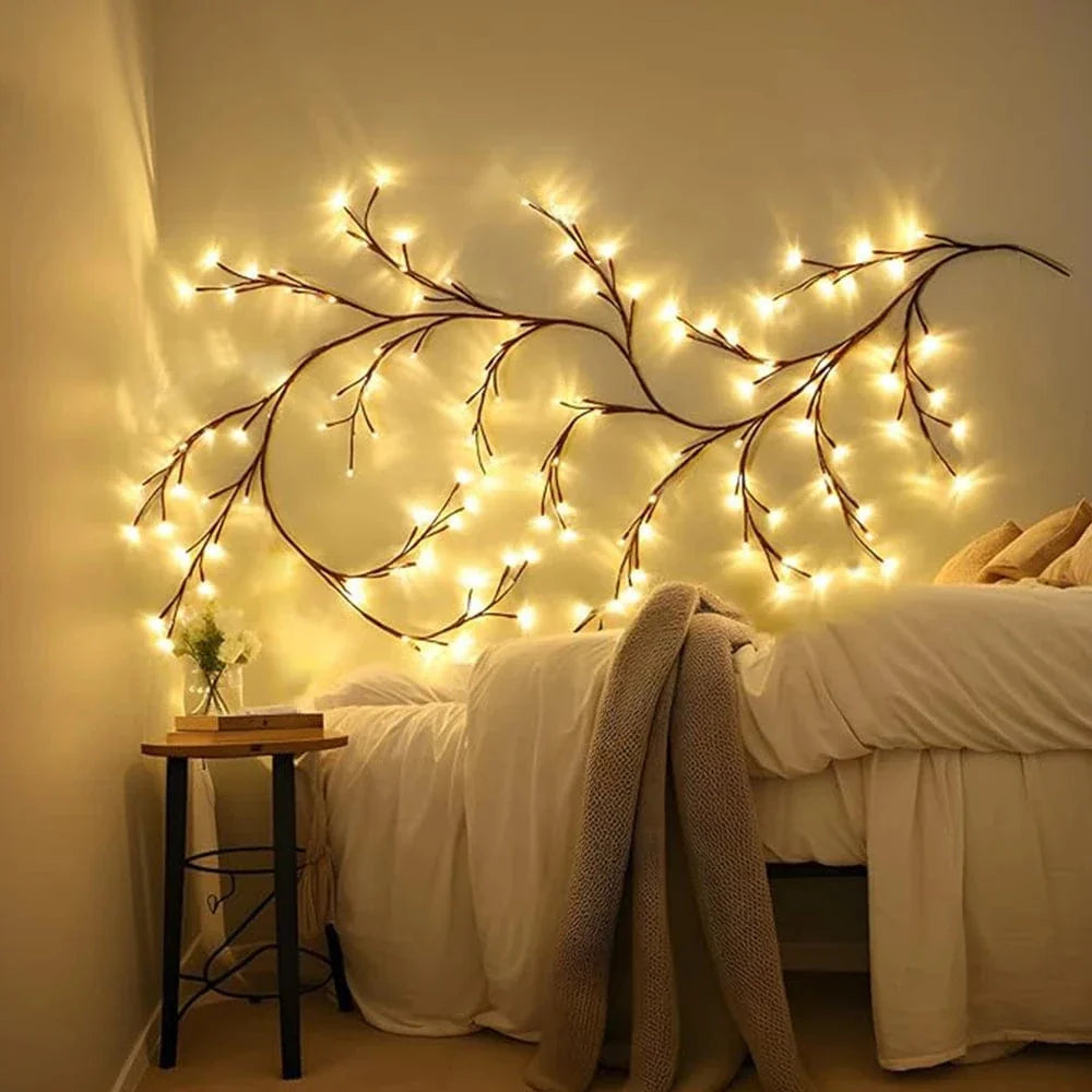 LED Tree Branch Lamp Solar Or USB Powered Vine Lights NALANI