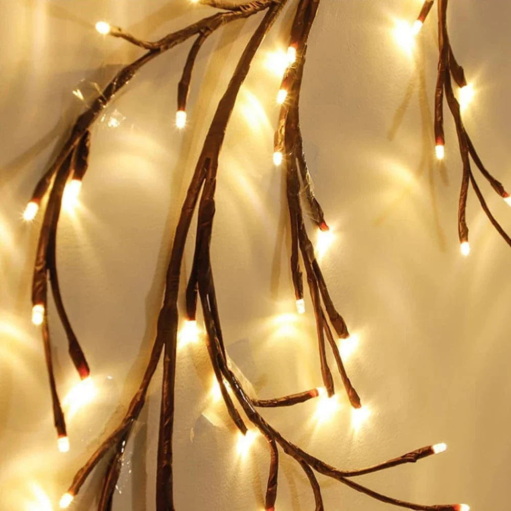 LED Tree Branch Lamp Solar Or USB Powered Vine Lights NALANI