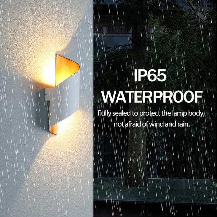 LED Wall Light Spiral Design IP65 Waterproof Aluminium 10W NALANI