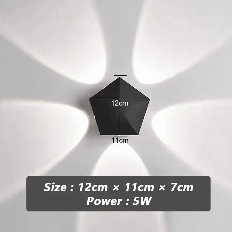 LED Waterproof Outdoor Wall Light IP65 for Garden and Home NALANI