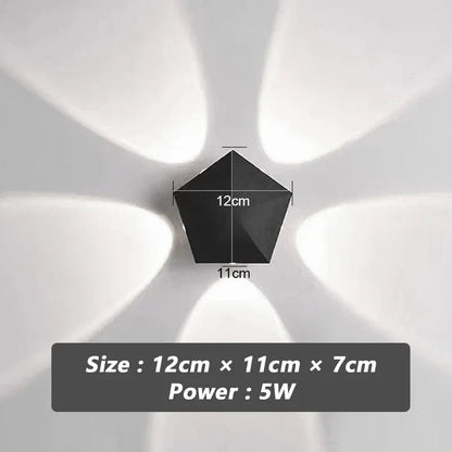 LED Waterproof Outdoor Wall Light IP65 for Garden and Home NALANI