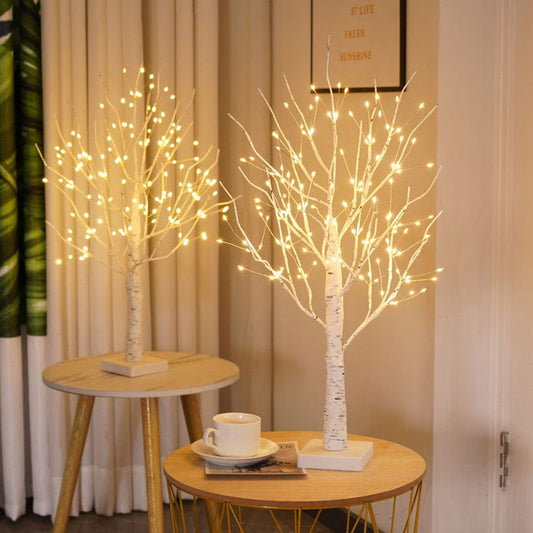 Led Birch Tree Table Lamp With Warm Ambient Lighting NALANI