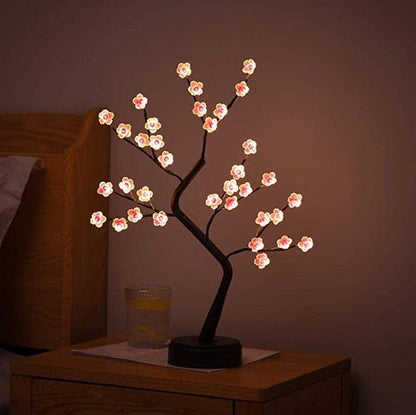 Led Cherry Blossom Tree Table Lamp With Soft Glow Light NALANI