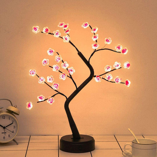 Led Cherry Blossom Tree Table Lamp With Soft Glow Light NALANI