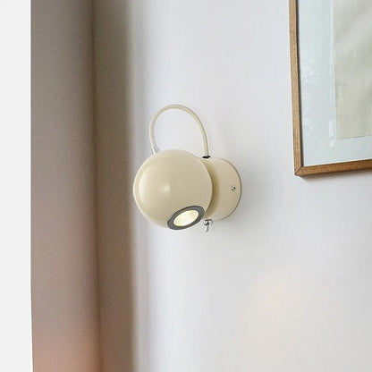 Led Magnetic Ball Wall Lamp Up Down Decorative Lighting Beige NALANI