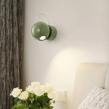 Led Magnetic Ball Wall Lamp Up Down Decorative Lighting Green NALANI