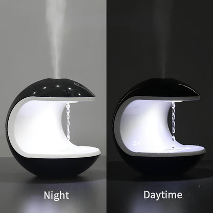 Levitating Water Droplet Ultrasonic Humidifier With LED NALANI