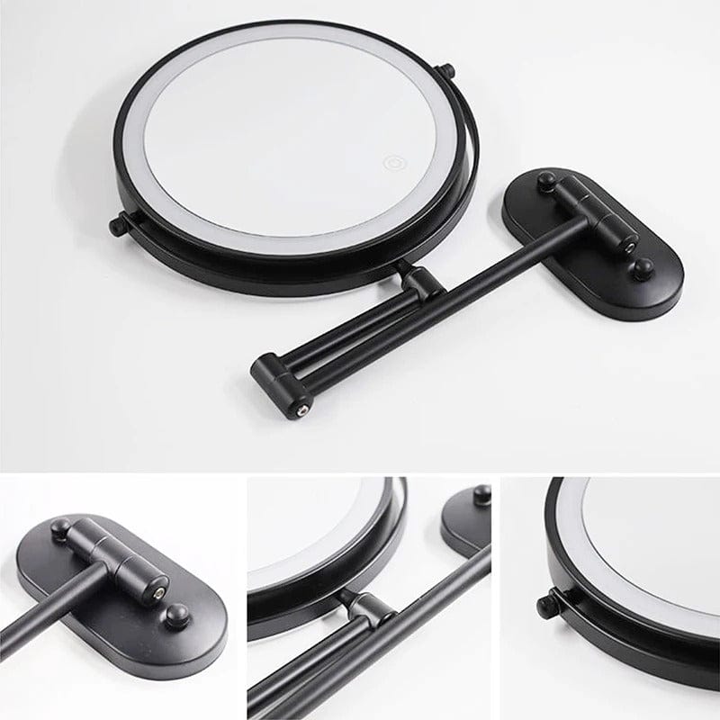 Lighted Makeup Mirror With Rechargeable LED Lighting NALANI