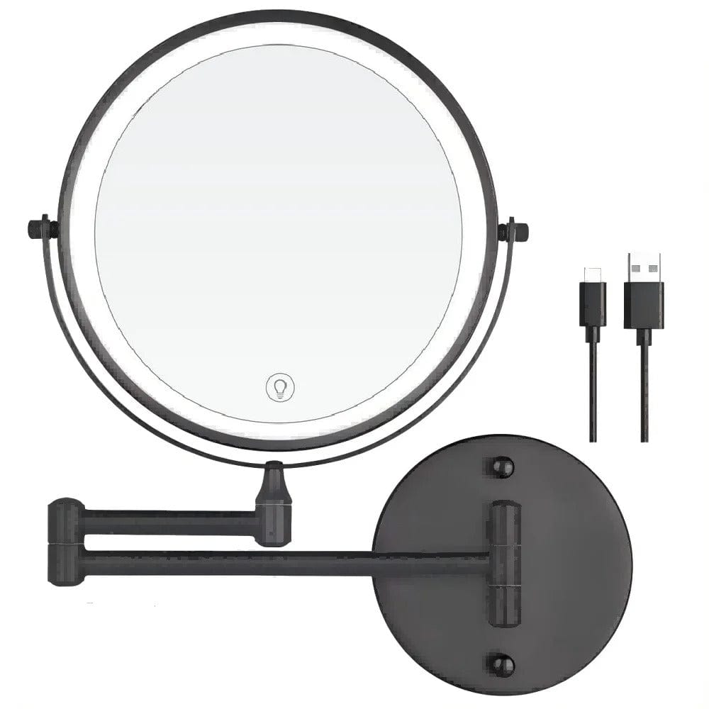 Lighted Makeup Mirror With Rechargeable LED Lighting NALANI