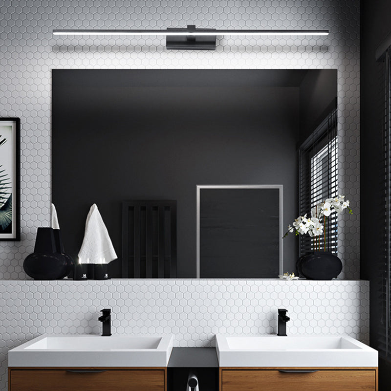 Linear LED Bathroom Wall Sconce Light Modern Vanity Lamp Black NALANI