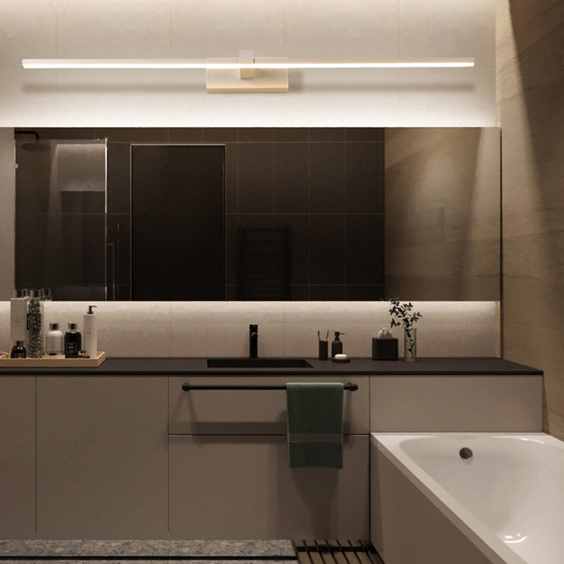 Linear LED Bathroom Wall Sconce Light Modern Vanity Lamp White NALANI