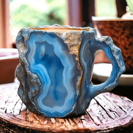 Luxe Gem Mug Decorative Coffee Cup Gift For Home Decor Blue NALANI