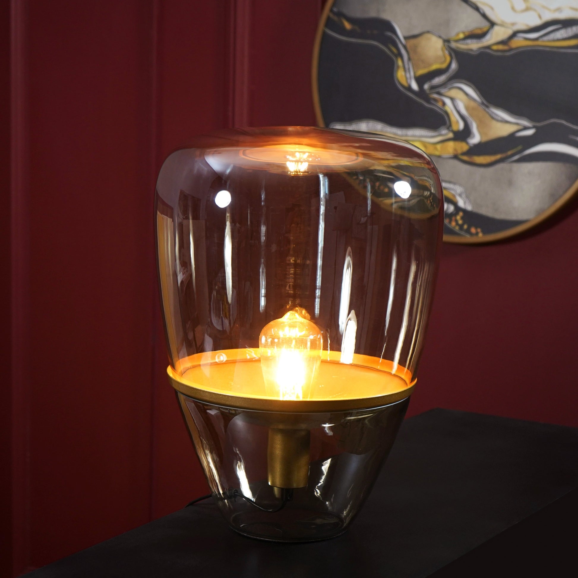 Luxury Glass Cone Lamp For Elegant Interior Lighting NALANI