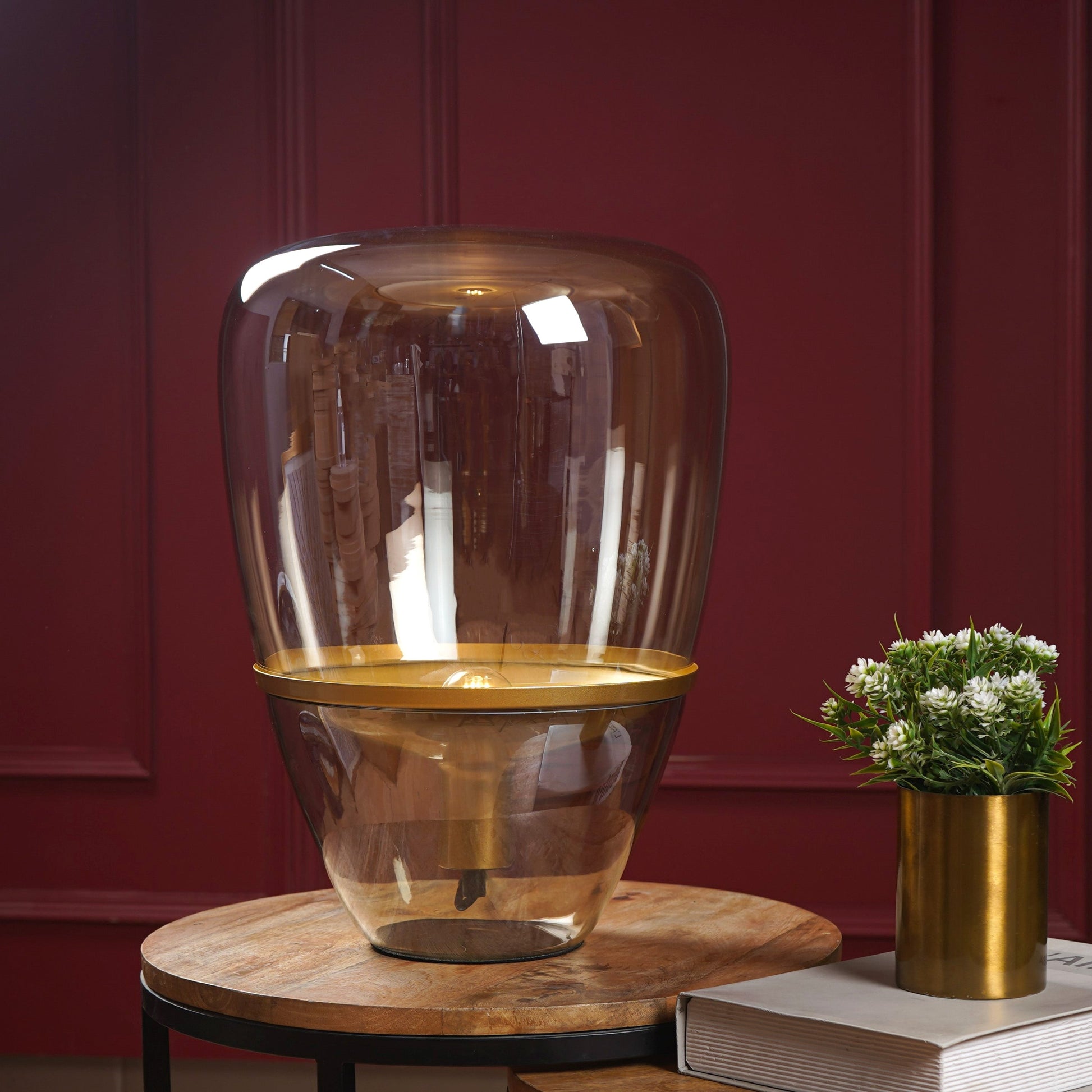 Luxury Glass Cone Lamp For Elegant Interior Lighting NALANI