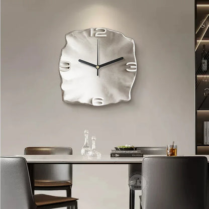 Luxury Wall Clock with Abstract Sandstone Design NaLani
