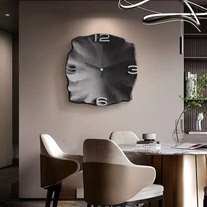 Luxury Wall Clock with Abstract Sandstone Design Boulder NaLani