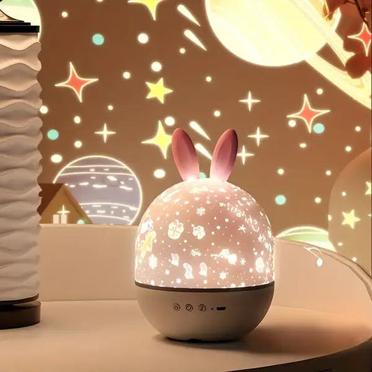 Magical Night Lamp Star Projector for Enchanting Room Atmosphere Lamp konijn NaLani