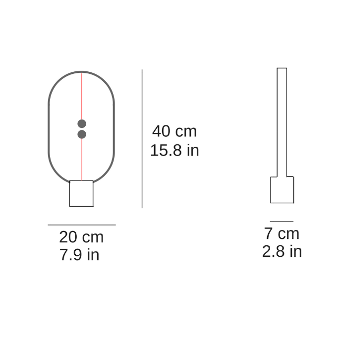 Magnet Light Desk Lamp LED Modern Home Office Lighting