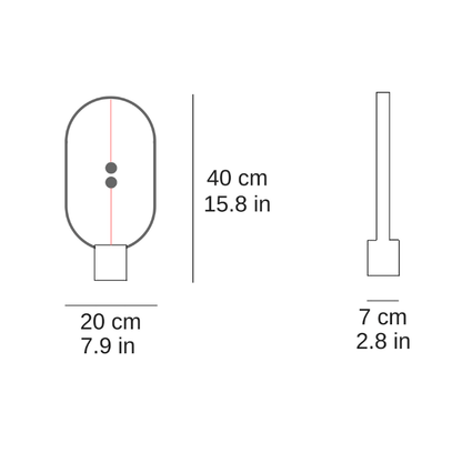 Magnet Light Desk Lamp LED Modern Home Office Lighting