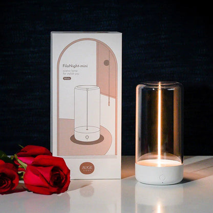 Magnetic Compact Design Desk Lamp With Flexible Arm White D 7cm x H 14,5cm NALANI