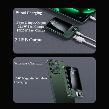 Magnetic Wireless Power Bank 5000mAh 22W Fast Charge NALANI