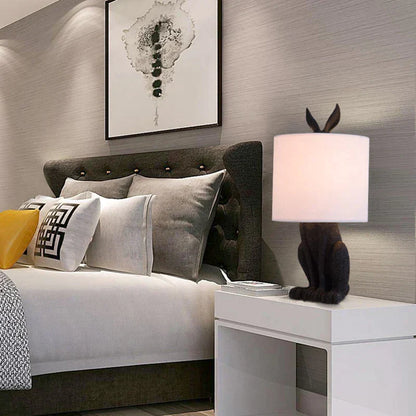 Masked Rabbit Table Lamp For Home Decor And Ambience Black NALANI