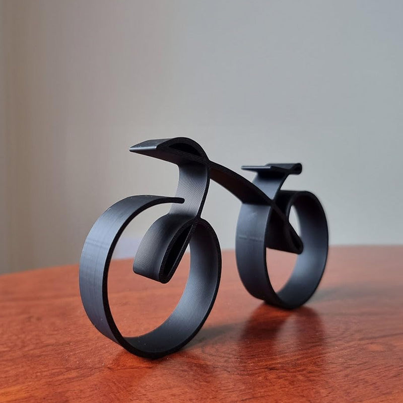 Metal Bicycle Sculpture Wire Frame Minimalist Art Gift NALANI