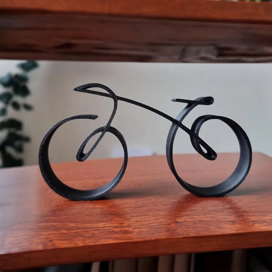 Metal Bicycle Sculpture Wire Frame Minimalist Art Gift NALANI