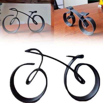 Metal Bicycle Sculpture Wire Frame Minimalist Art Gift NALANI
