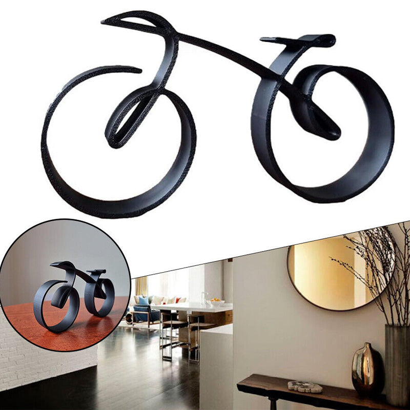 Metal Bicycle Sculpture Wire Frame Minimalist Art Gift NALANI