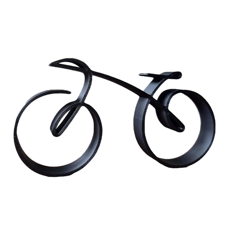 Metal Bicycle Sculpture Wire Frame Minimalist Art Gift NALANI