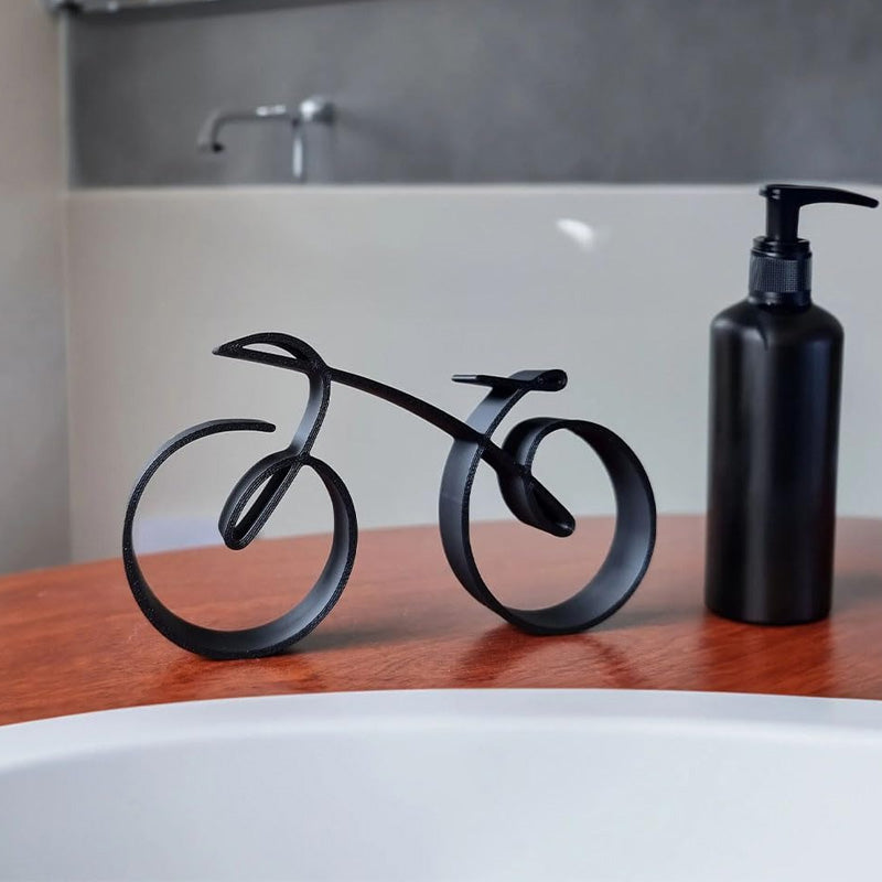 Metal Bicycle Sculpture Wire Frame Minimalist Art Gift NALANI