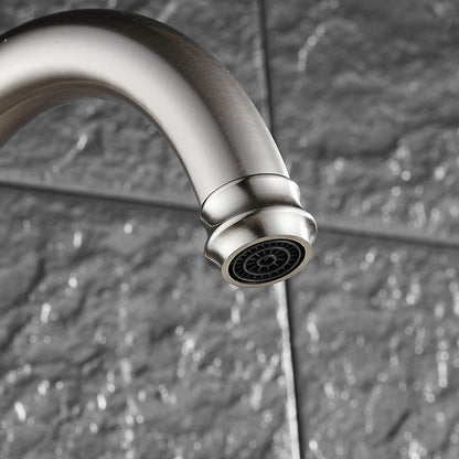 Metal Kitchen Faucet Single Hole Contemporary Chrome Finish NALANI