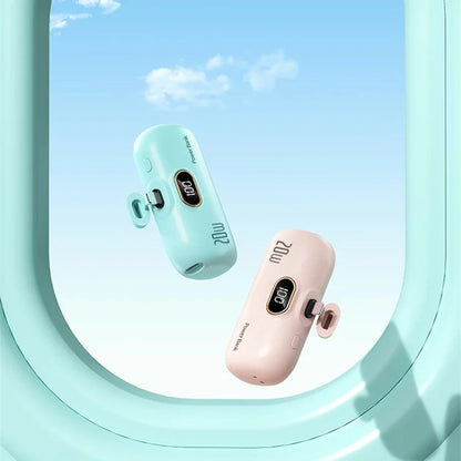 Mini Capsule Power Bank 3000mAh Wireless Fast Charge NALANI