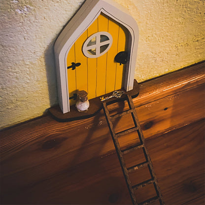 Miniature Enchanted Fairy Door Decor for Garden or Home Decor NALANI