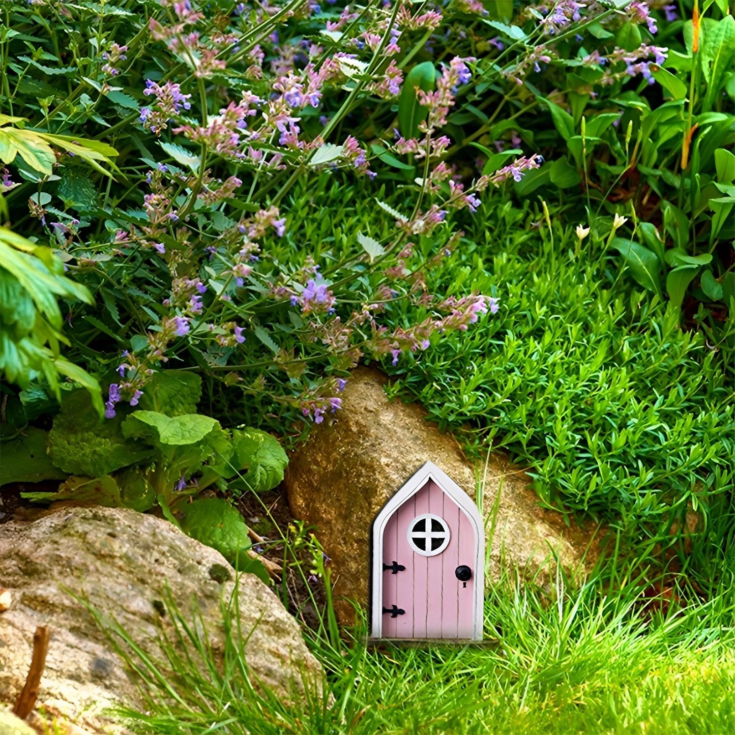 Miniature Enchanted Fairy Door Decor for Garden or Home Decor NALANI