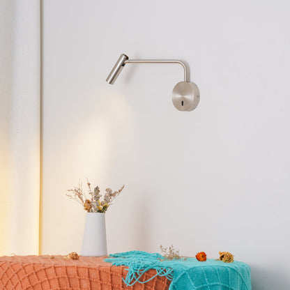 Minimalist Disc LED Wall Sconce With Adjustable Arm NALANI
