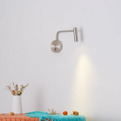 Minimalist Disc LED Wall Sconce With Adjustable Arm NALANI