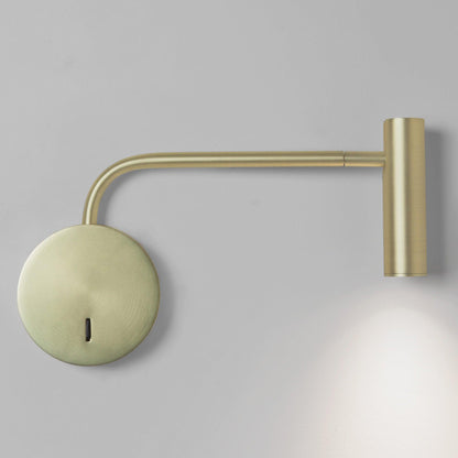 Minimalist Disc LED Wall Sconce With Adjustable Arm NALANI