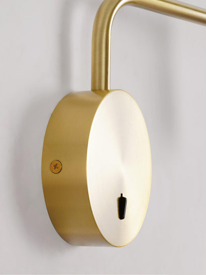Minimalist Disc LED Wall Sconce With Adjustable Arm NALANI