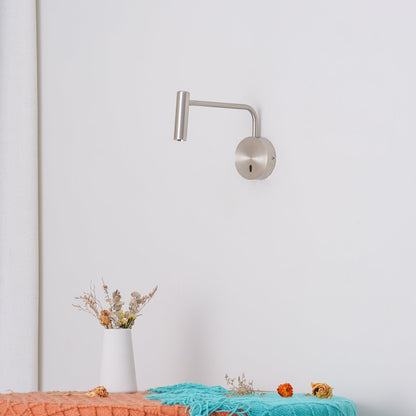 Minimalist Disc LED Wall Sconce With Adjustable Arm NALANI