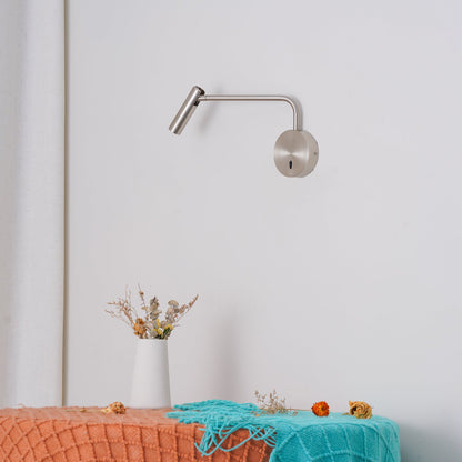Minimalist Disc LED Wall Sconce With Adjustable Arm NALANI