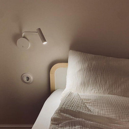 Minimalist Disc LED Wall Sconce With Adjustable Arm NALANI