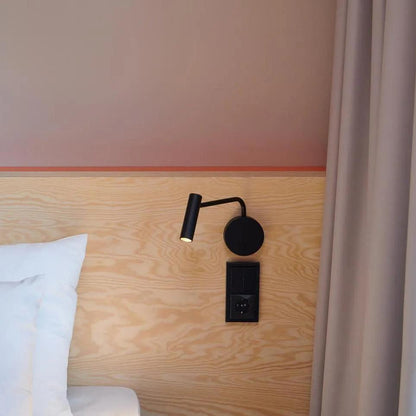 Minimalist Disc LED Wall Sconce With Adjustable Arm NALANI
